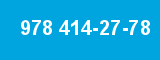 978 414-27-78 978 414-27-78